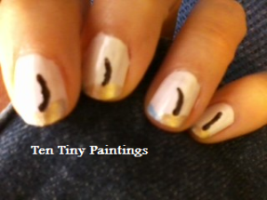 Trunk for Tacky Tourist Beach Nails by Shelly Najjar at Ten Tiny Paintings